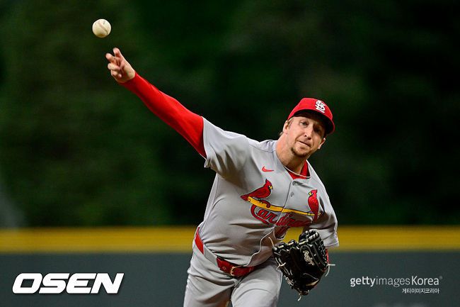 [사진] 세인트루이스 카디널스 시절 에릭 페디. ⓒGettyimages(무단전재 및 재배포 금지)