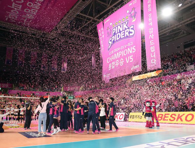 흥국생명 핑크스파이더스 제공