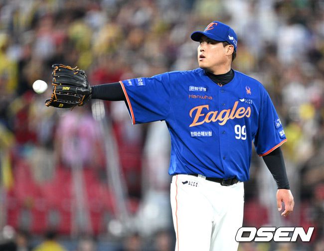 [OSEN=이대선 기자] 한화 류현진 2025.08.01 /sunday@osen.co.kr