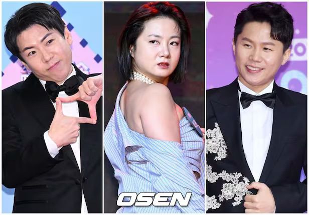 [OSEN=김성락 기자] 21일 오후 서울 송파구 롯데시네마 월드타워에서 영화 ‘싱글 인 서울’ VIP 시사회가 열렸다. 방송인 양세형, 양세찬이 취재진을 향해 포즈를 취하고 있다. 2023.11.21 / ksl0919@osen.co.kr