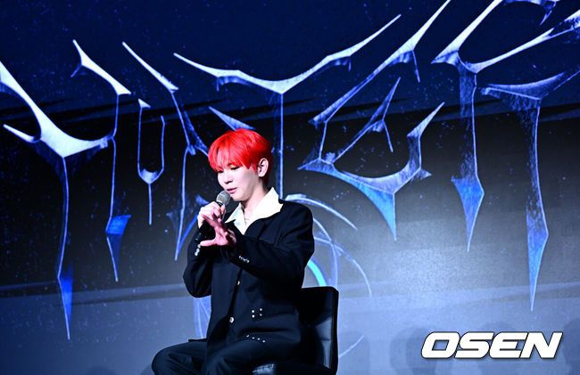 [OSEN=지형준 기자] 11일 서울 광진구 자양동 풀만 앰배서더 서울 이스트폴 브로드웨이에서 샤이니 키 정규 3집 'HUNTER' 발매 기념 기자간담회가 열렸다.‘HUNTER’는2022년8월 정규2집‘Gasoline’(가솔린)이후3년 만에 발표되는 키의 새 정규 앨범이자‘나’와‘자아’에 대한 다양한 이야기를 전반에 녹여낸 앨범으로,타이틀 곡‘HUNTER’를 포함한 다채로운 장르의 총10곡으로 구성됐다.샤이니 키가 간담회를 하고 있다. 2025.08.11 / jpnews@osen.co.kr