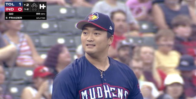 MiLB 중계방송 캡처