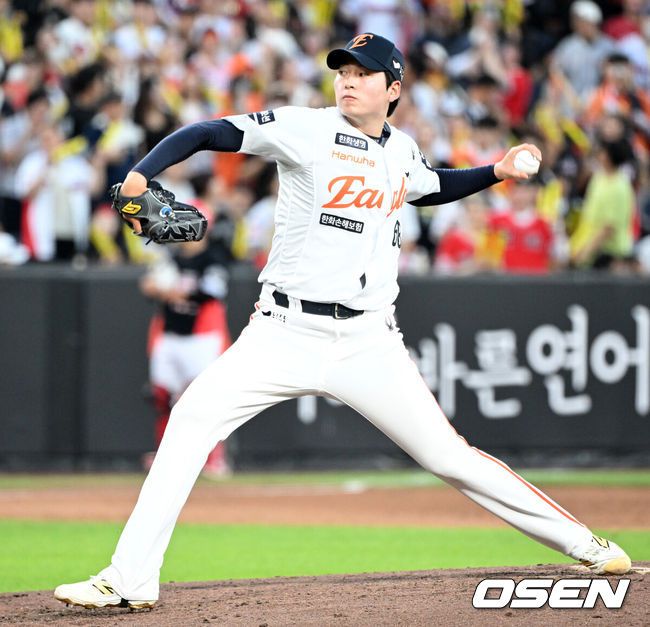 [OSEN=이대선 기자] 한화 조동욱. 2025.07.08 /sunday@osen.co.kr
