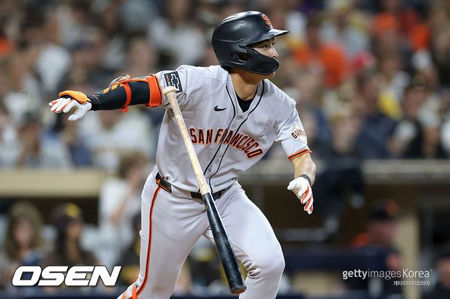 [사진] 샌프란시스코 자이언츠 이정후. ⓒGettyimages(무단전재 및 재배포 금지)