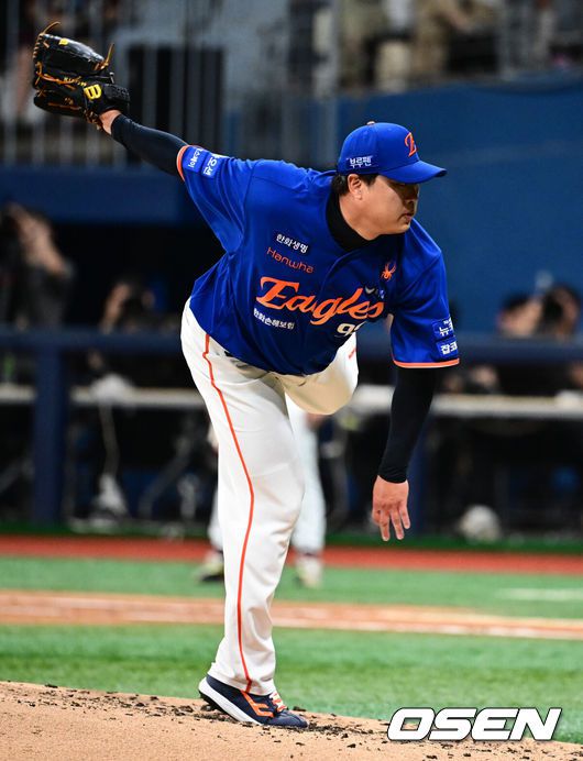 [OSEN=조은정 기자] 한화 류현진. 2025.08.26 /cej@osen.co.kr