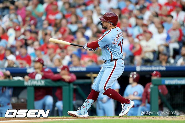 [사진] 필라델피아 카일 슈와버. ⓒGettyimages(무단전재 및 재배포 금지)