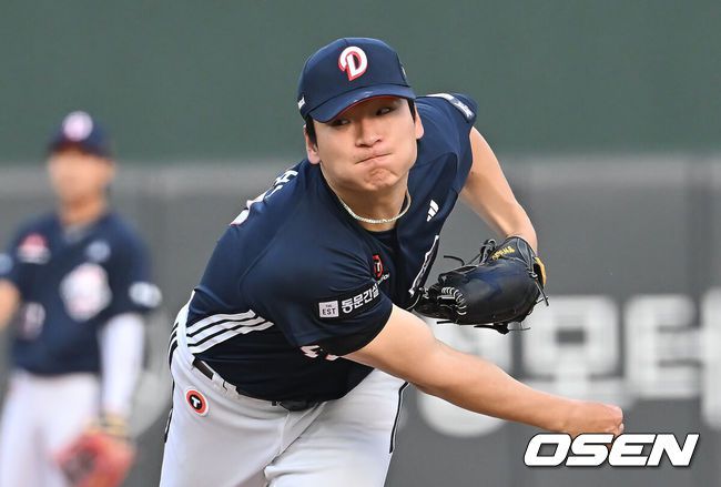 [OSEN=부산, 이석우 기자]  두산 베어스 곽빈 / foto0307@osen.co.kr