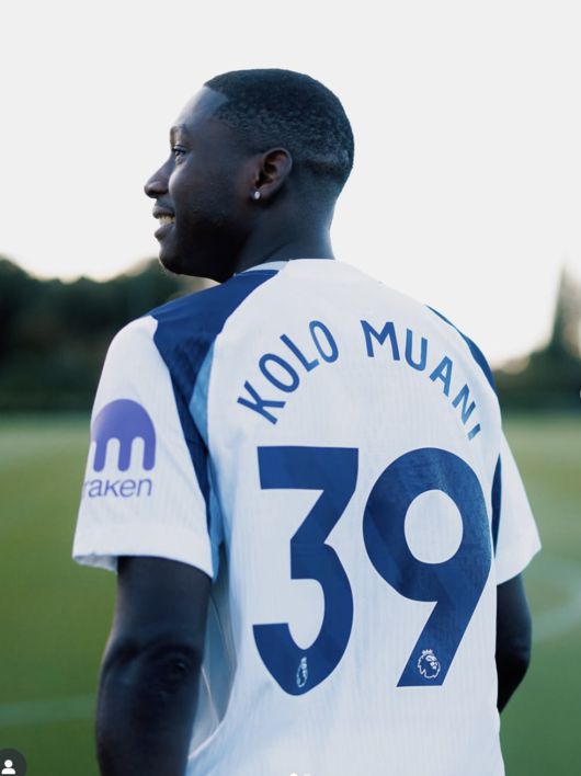 [사진] 무아니 / 토트넘 소셜 미디어 계정