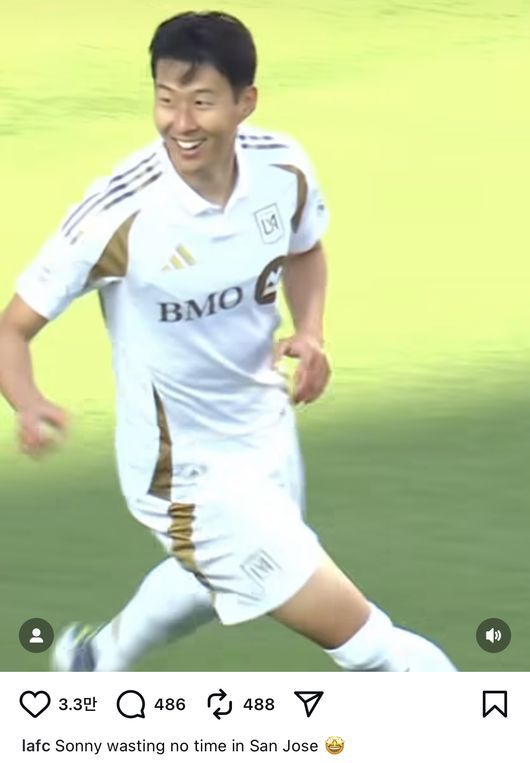 [사진] 손흥민 / LAFC 소셜 미디어 계정