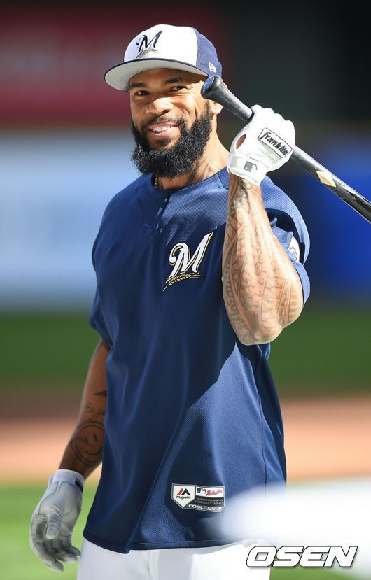 밀워키 선수 시절 에릭 테임즈. /OSEN DB