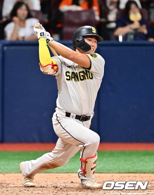 [OSEN=박준형 기자] 상무 류현인 2025.10.01 / soul1014@osen.co.kr