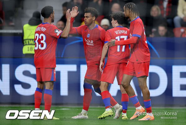 [사진] 파리 생제르맹 선수단 ⓒGettyimages(무단전재 및 재배포 금지)