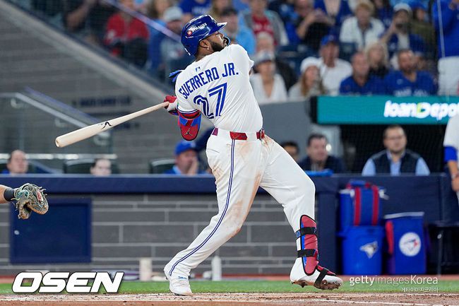 [사진] 토론토 블루제이스 블라디미르 게레로 주니어. ⓒGettyimages(무단전재 및 재배포 금지)