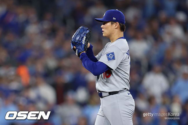 [사진] LA 다저스 야마모토 요시노부. ⓒGettyimages(무단전재 및 재배포 금지)