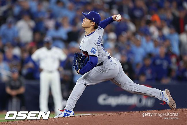 [사진] LA 다저스 야마모토 요시노부. ⓒGettyimages(무단전재 및 재배포 금지)