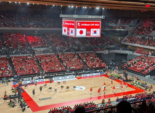 [사진] 지난해 한일전이 열린 아리아케 아레나