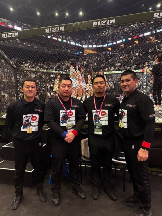 로드FC임태욱 심판위원장과 신승열 부 심판위원장이 일본 최대 단체 라이진FF에서 한국 심판들의 클래스를 보여주고 귀국했다. / 로드FC