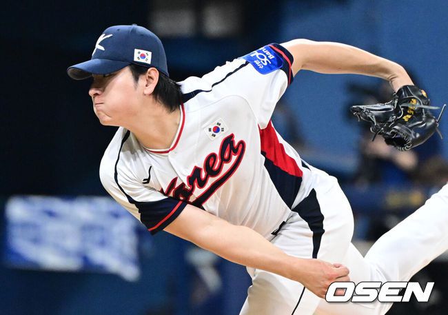 [OSEN=조은정 기자] 야구 대표팀 곽빈. 2025.11.08 /cej@osen.co.kr