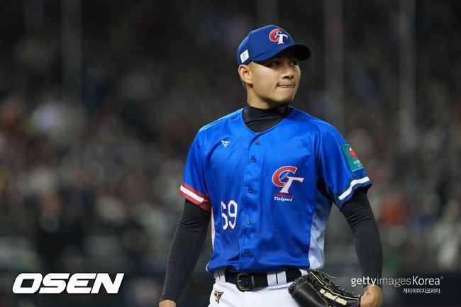 [사진] 웨이취엔 드래곤즈 소속 투수 쉬뤄시. ⓒGettyimages(무단전재 및 재배포 금지)