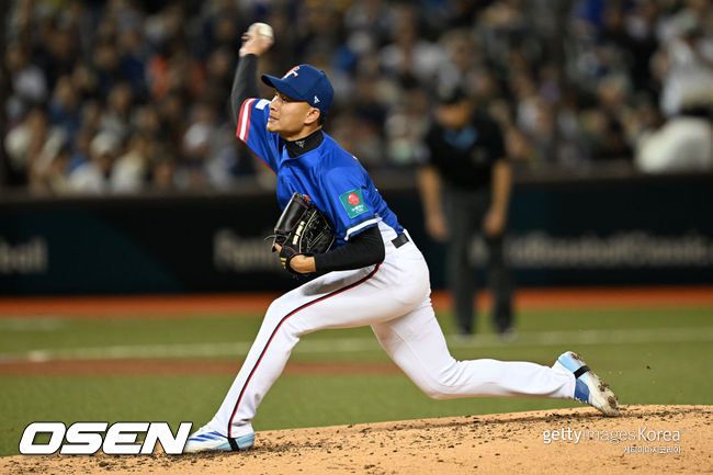 [사진] 웨이취엔 드래곤즈 소속 투수 쉬뤄시ⓒGettyimages(무단전재 및 재배포 금지)