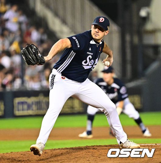 두산 베어스 잭 로그. /OSEN DB