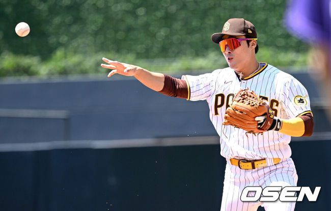 샌디에이고 시절 김하성 / OSEN DB