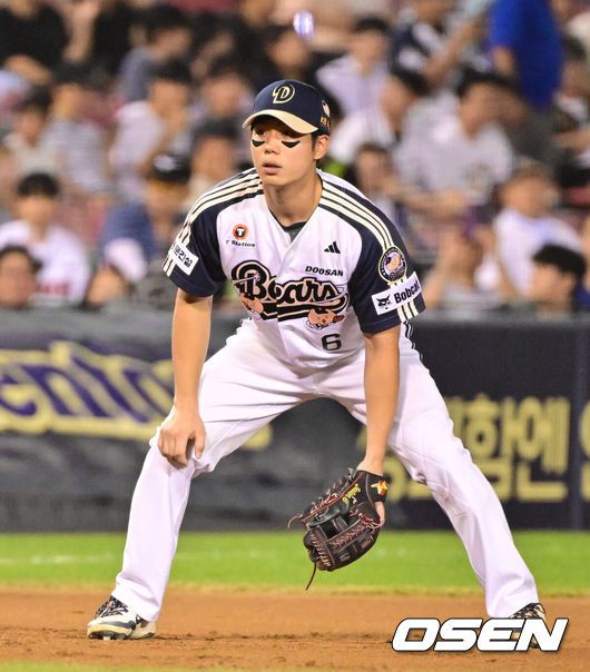 [OSEN=박준형 기자] 두산 오명진 2025.08.23 / soul1014@osen.co.kr