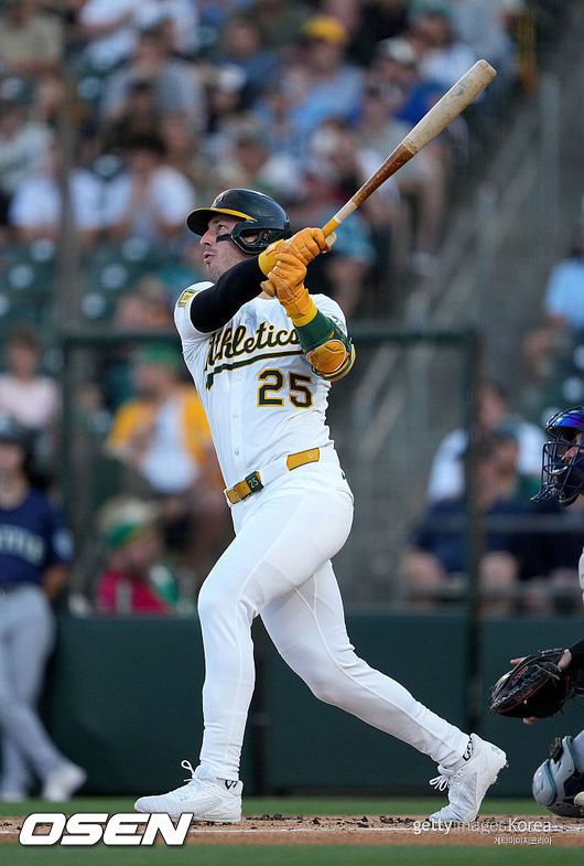 [사진] 애슬레틱스 브렌트 루커. ⓒGettyimages(무단전재 및 재배포 금지)