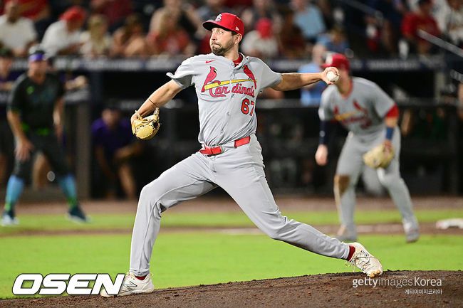 [사진] 세인트루이스 카디널스 시절 앤서니 베네시아노. ⓒGettyimages(무단전재 및 재배포 금지)