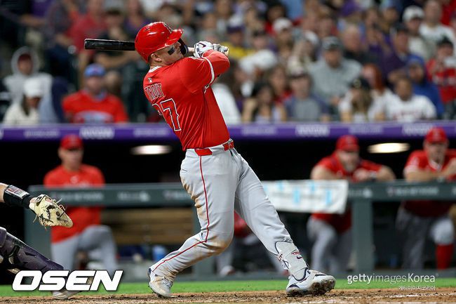 [사진] LA 에인절스 마이크 트라웃. ⓒGettyimages(무단전재 및 재배포 금지)