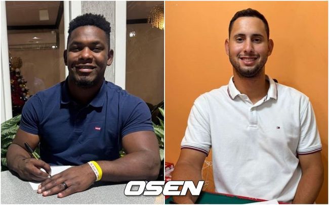 한화 페라자(왼쪽), 에르난데스 / 한화 이글스 제공