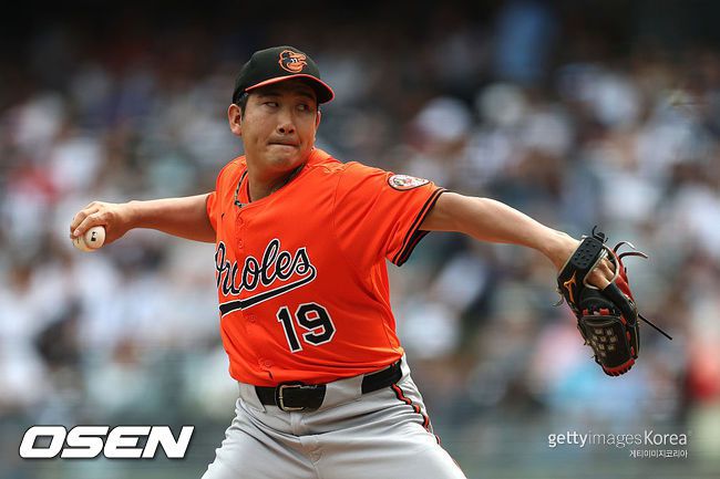 [사진] 볼티모어 오리올스 스가노 토모유키. ⓒGettyimages(무단전재 및 재배포 금지)