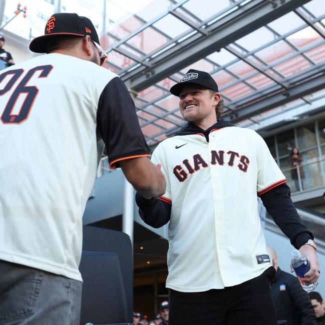 로건 웹이 샌프란시스코 구단 행사에 참석했다. /샌프란시스코 자이언츠 SNS