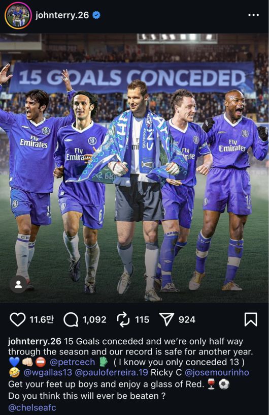 [사진] 존 테리 SNS