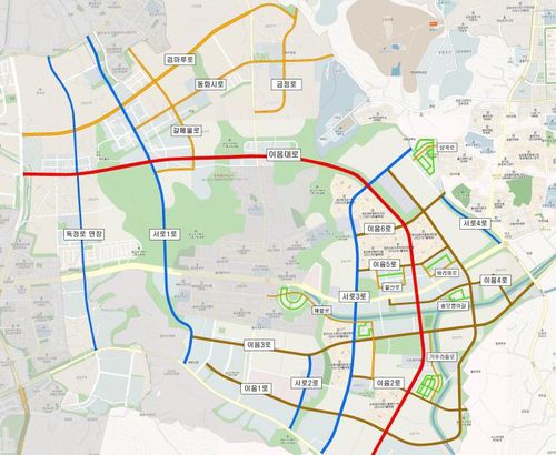 인천시 서구가 정한 검단신도시 도로명[인천시 서구 제공. 재판매 및 DB 금지]