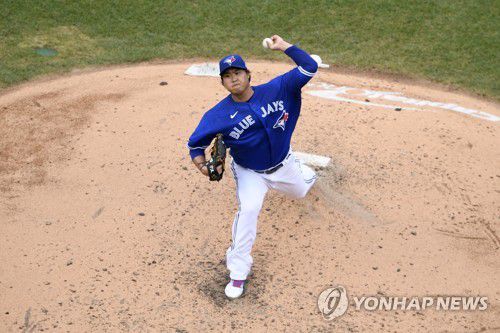 토론토 블루제이스 류현진[AP=연합뉴스]
