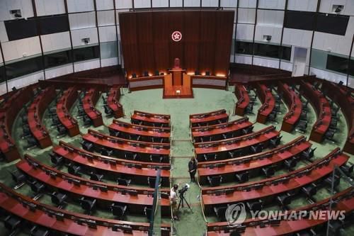 홍콩 의회인 입법회 내부[EPA=연합뉴스 자료사진]