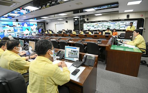 경남도, 집중호우 피해 및 대처상황 긴급점검회의[경남도 제공. 재판매 및 DB 금지]