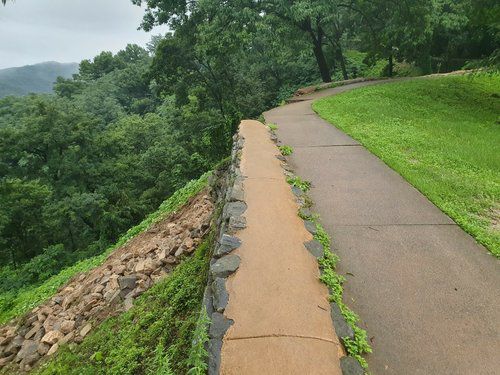 최근 집중호우로 성벽 일부가 무너진 충남 공주 공산성[문화재청 제공. 재판매 및 DB 금지]