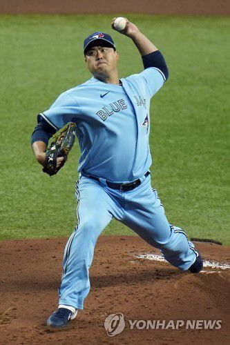 류현진 '괴물투' 맛봐라 [AP=연합뉴스]