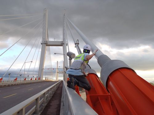 교량 케이블 점검[한국시설안전공단 제공. 재판매 및 DB 금지]