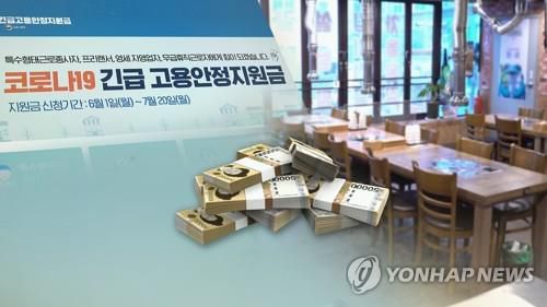 긴급 고용안정지원금(CG)[연합뉴스TV 제공]