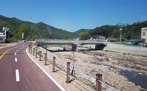 정비가 끝난 달천[보은군 제공. 재판매 및 DB 금지]