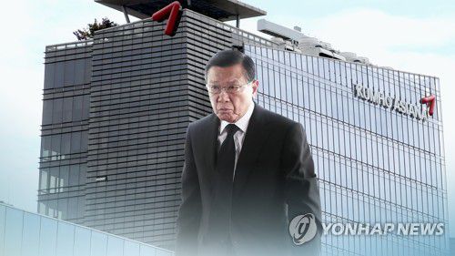 박삼구 전 금호아시아나 회장(CG)[연합뉴스TV 제공]