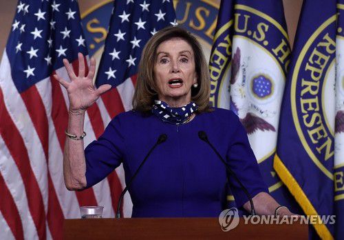 낸시 펠로시 미 하원의장[AFP=연합뉴스 자료사진]