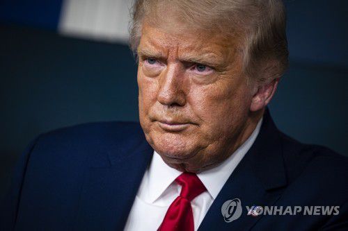 기자회견하는 도널드 트럼프 미국 대통령2020.09.16일(현지시간) [EPA=연합뉴스 자료사진]