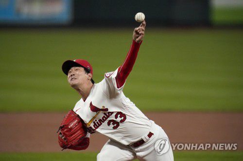 역투 김광현[AP=연합뉴스]