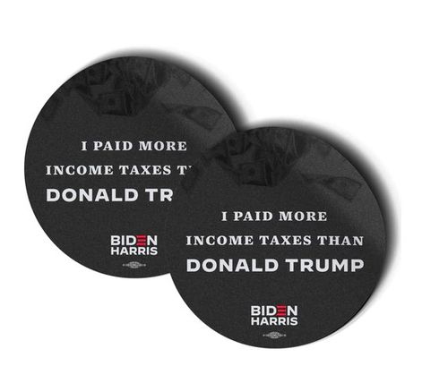 "나도 트럼프보다 세금을 많이 냈다"[바이든 선거캠프 홈페이지 캡처. 재판매 및 DB 금지]