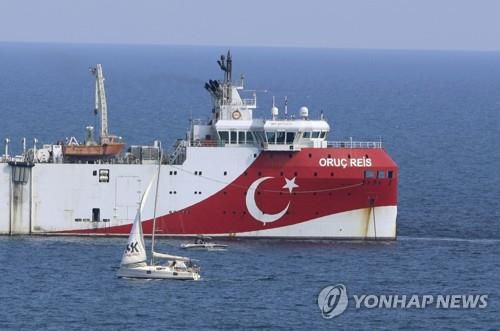 터키의 지질 조사선 오루츠 레이스 [AP=연합뉴스 자료사진]
