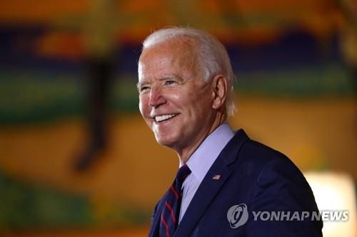 미국의 민주당 대선 후보인 조 바이든 전 부통령 
[로이터=연합뉴스 자료사진]